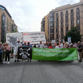 Participem en la protesta ecologista, en contra de l’acte F1 a Barcelona 